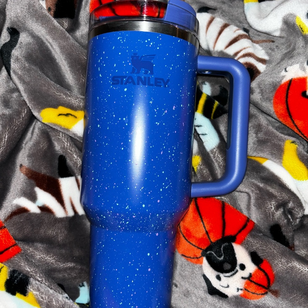 Stanley Blue Speckled Travel Mug